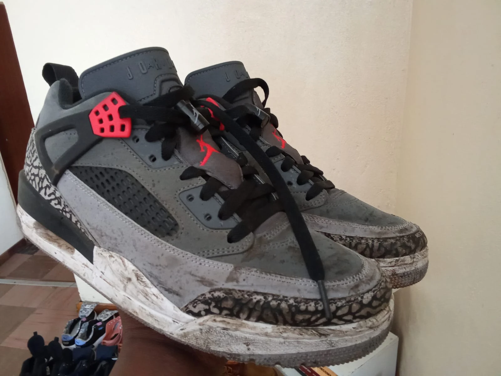 Jordan Spizike before restoration